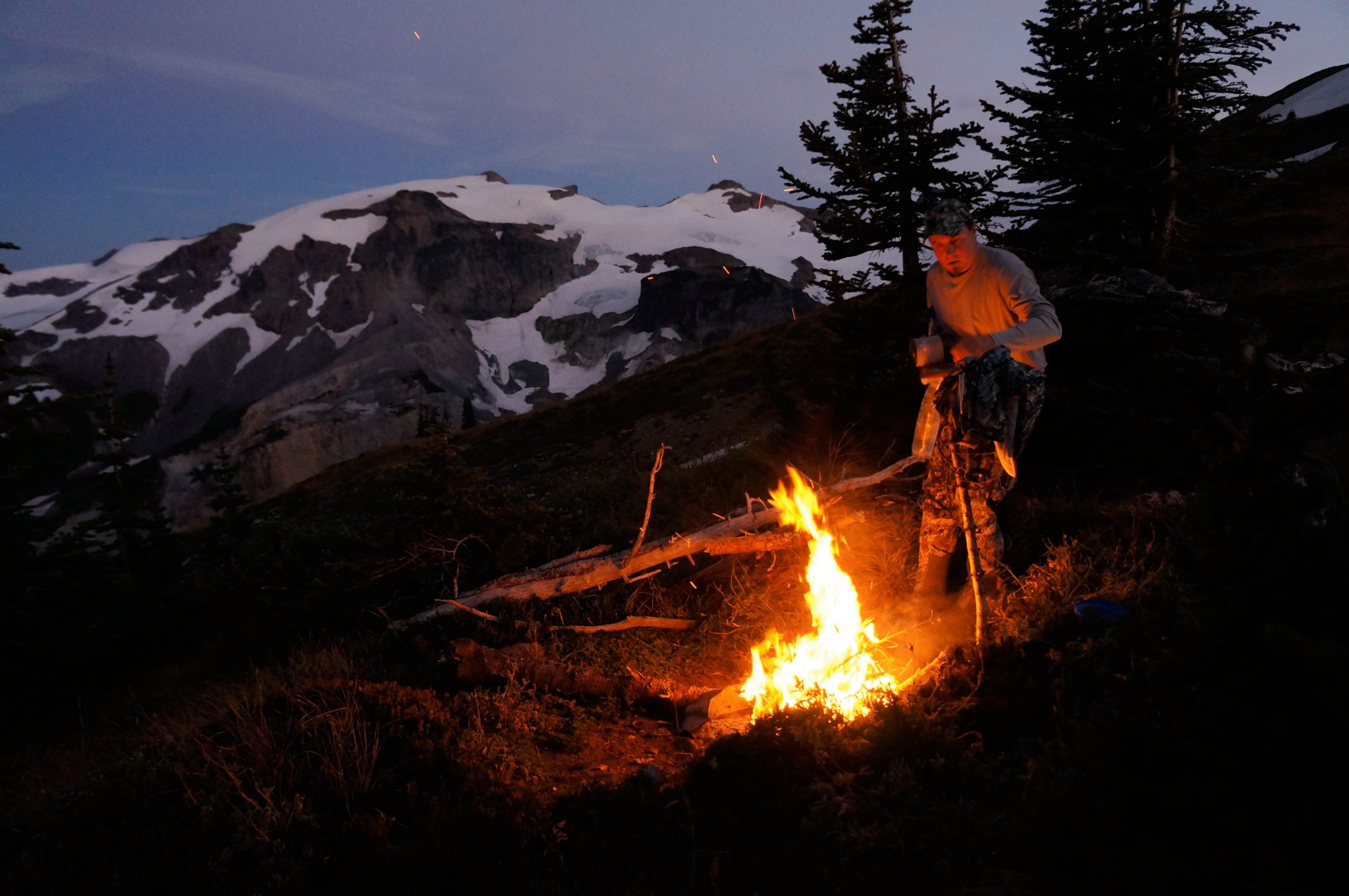 Campfire shots can capture the emotion of a hunt - you can almost smell the smoke