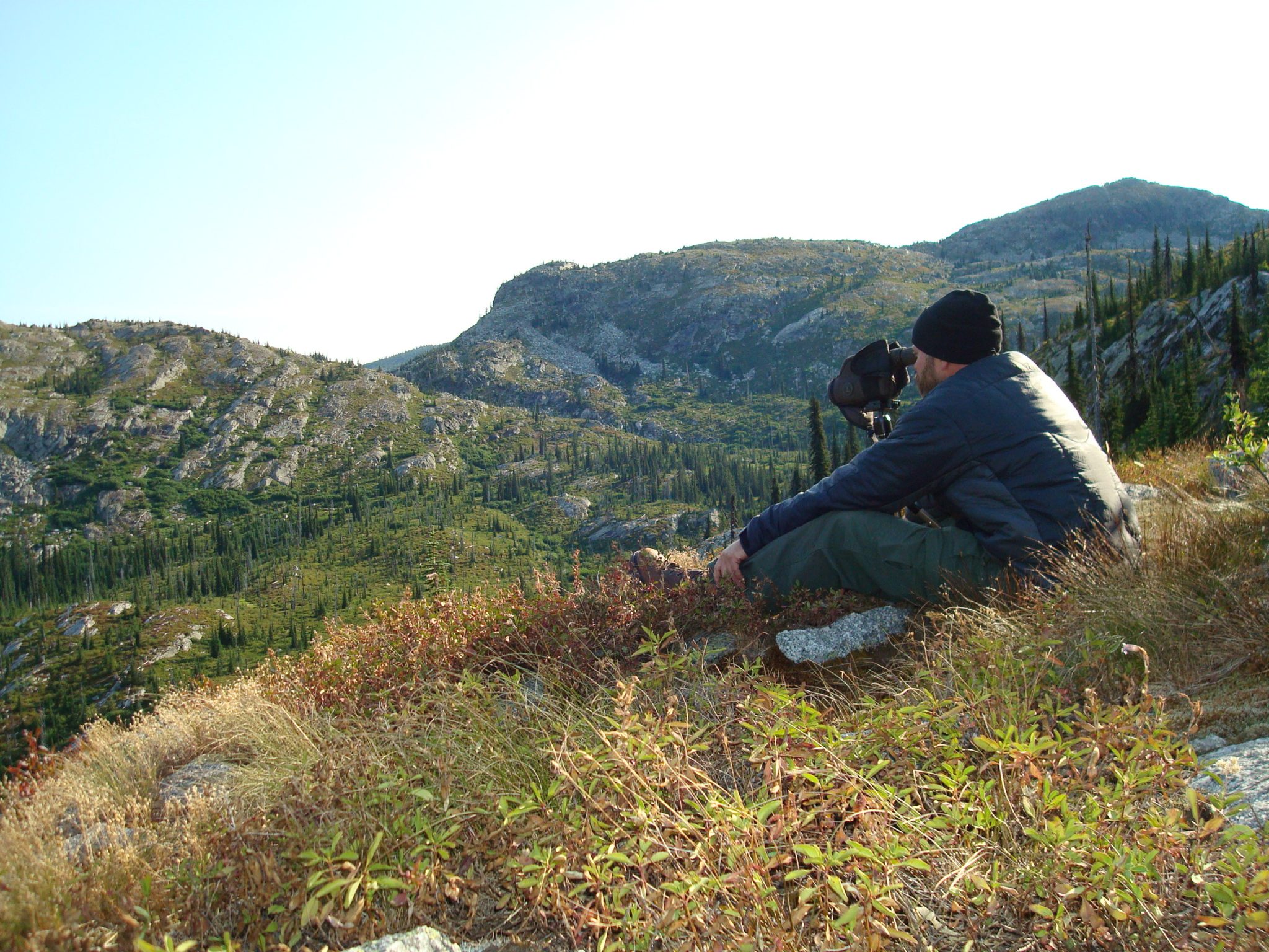 Searching the high country for a shooter