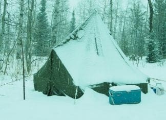 Hunting the Rut & Migration: Day 5 Snowy-Tent-Resized.jpg