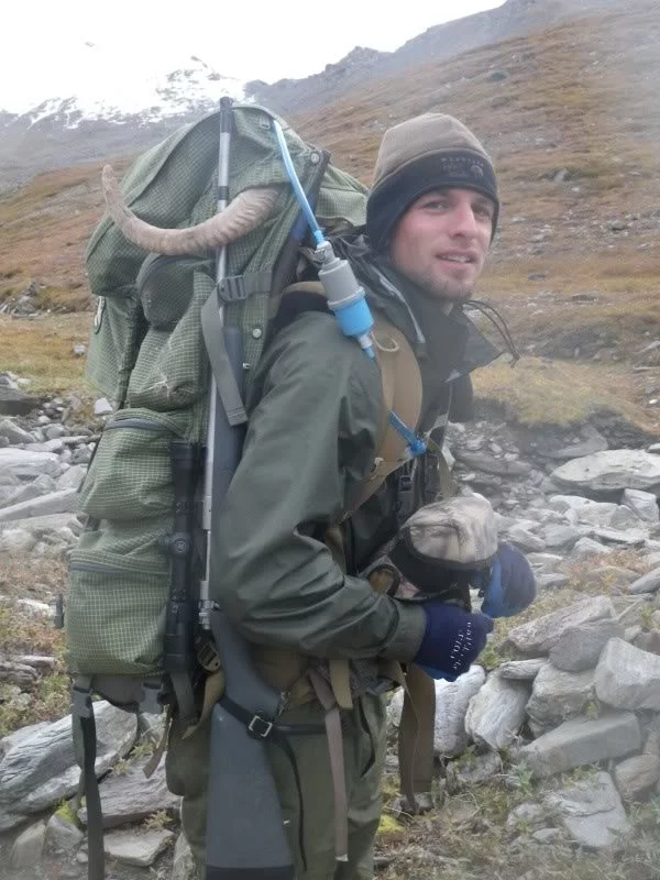 Kimber rifle and sheep