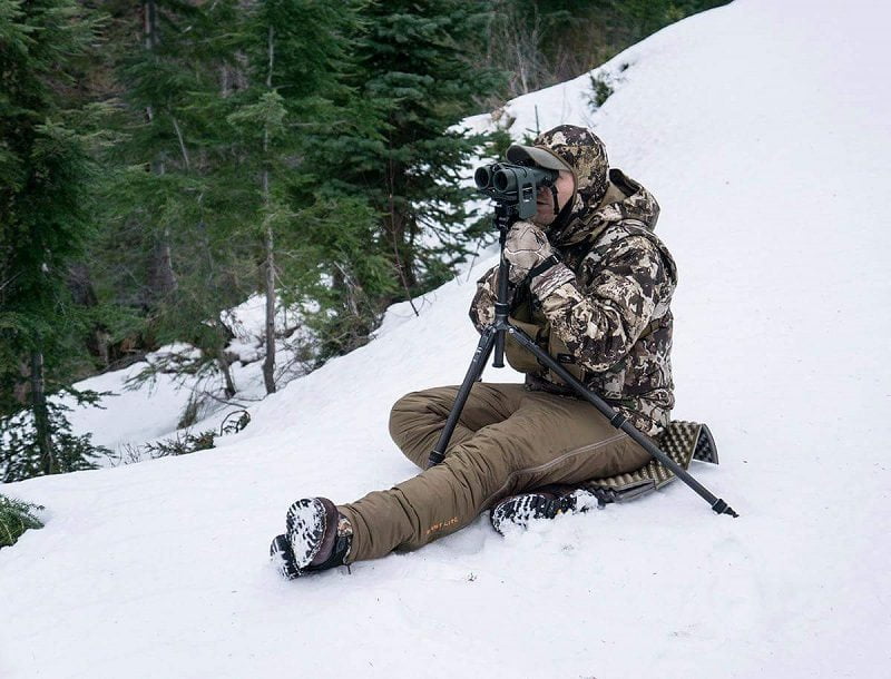 You gotta stay warm to put the hours in behind the glass