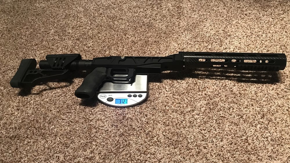 XLR Carbon Chassis Weight