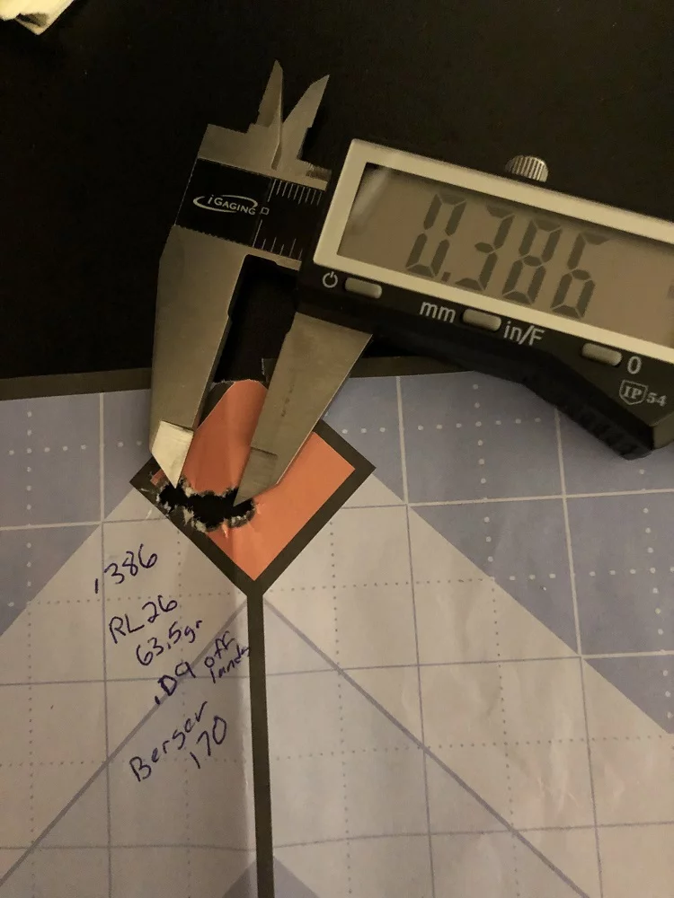 Results from the range