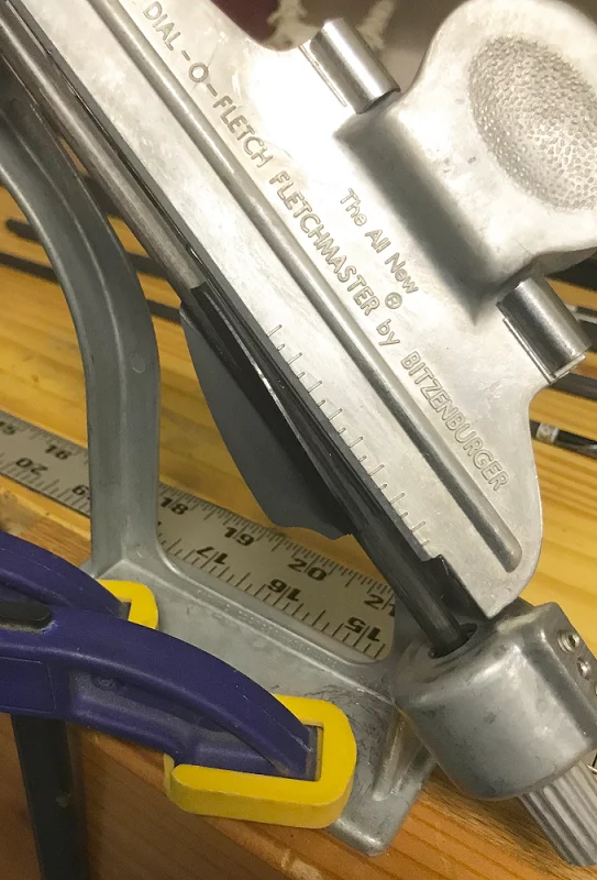 Attaching the fletching