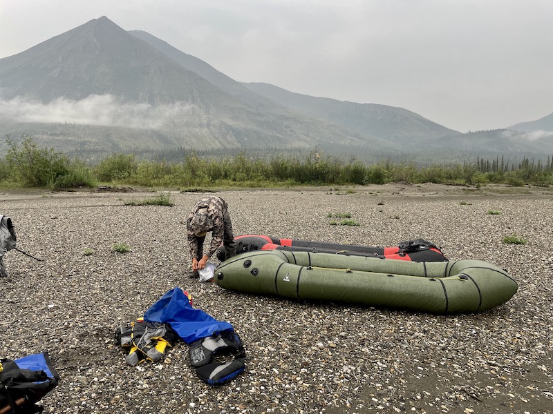 Prepping Rafts