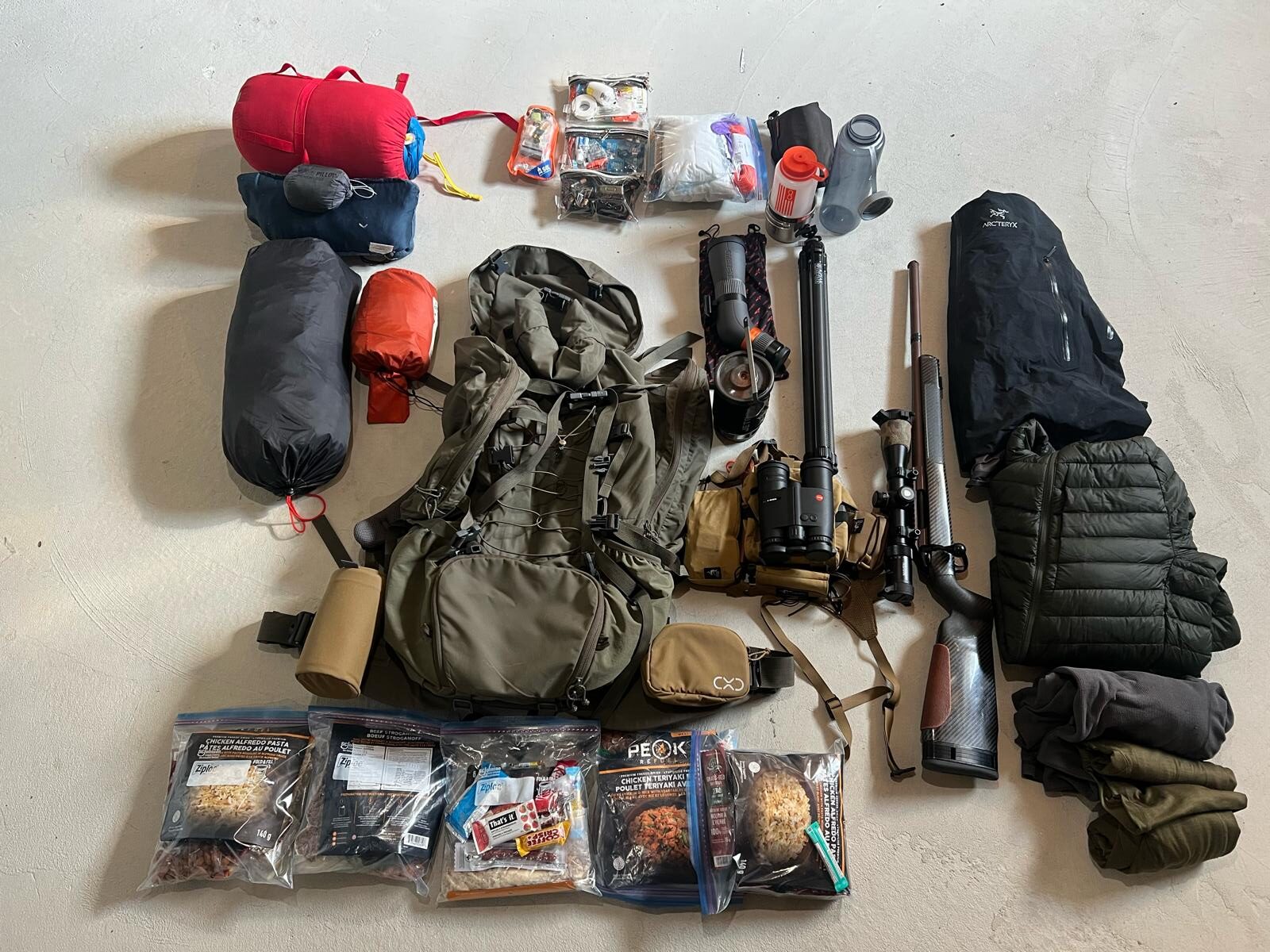 Load out for just under a week in early season sheep country.