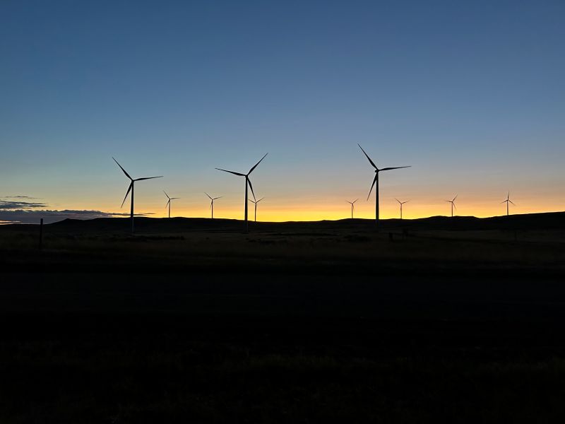 Windmill sunset Windmill sunset